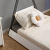 Exeter Grey and White Wooden House Bed