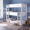 Snowdon White Wooden Triple Sleeper Bunk Bed