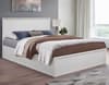 Fairmont White Wooden Ottoman Storage Bed