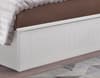 Fairmont White Wooden Ottoman Storage Bed