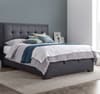 Falstone Slate Grey Fabric Ottoman Storage Bed