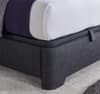 Falstone Slate Grey Fabric Ottoman Storage Bed