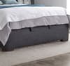 Falstone Slate Grey Fabric Ottoman Storage Bed
