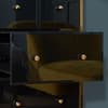 Fenwick Black and Gold Merchant Chest