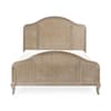 Fleur Light Oak Rattan Wooden Bed
