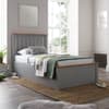 Francis Grey Wooden Ottoman Storage Bed