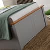 Francis Grey Wooden Ottoman Storage Bed