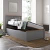 Francis Grey Wooden Ottoman Storage Bed