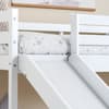 Frankie White Mid Sleeper With Slide
