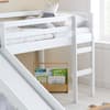 Frankie White Mid Sleeper With Slide
