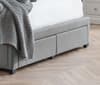 Fullerton Grey Fabric 4 Drawer Storage Bed