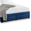Fullerton Blue Fabric 4 Drawer Storage Bed