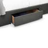 Fullerton Dark Grey Fabric 4 Drawer Storage Bed