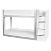 Gaia White and Silver Wooden Bunk Bed