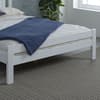 Glory White Wooden Bed Frame