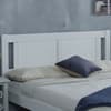 Glory White Wooden Bed Frame