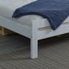 Glory White Wooden Bed Frame