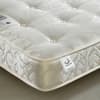Berlin Black Leather Ottoman Bed with Gold Tufted Mattress Included