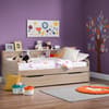 Grace Oak Wooden Day Bed with Guest Bed Trundle