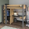 Grayson Grey and Oak High Sleeper