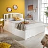Grayson White Wooden Ottoman Storage Bed