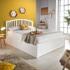 Grayson White Wooden Ottoman Storage Bed