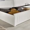 Grayson White Wooden Ottoman Storage Bed