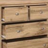 Hampstead Oak Wooden 3+2 Drawer Chest