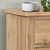 Hampstead Oak Wooden 3+2 Drawer Chest