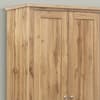 Hampstead Oak Wooden 2 Door Wardrobe