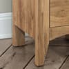 Hampstead Oak Wooden 2 Drawer Bedside Table