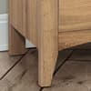 Hampstead Oak Wooden 3 Drawer Bedside Table