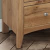 Hampstead Oak Wooden 5 Drawer Chest