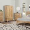 Hampstead Oak Wooden 5 Drawer Chest