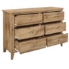 Hampstead Oak Wooden 6 Drawer Chest