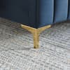 Hanam Midnight Blue Velvet Bed