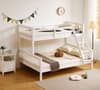 Hannah White Wooden Triple Sleeper Bunk Bed