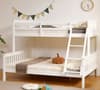 Hannah White Wooden Triple Sleeper Bunk Bed