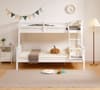 Hannah White Wooden Triple Sleeper Bunk Bed