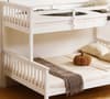 Hannah White Wooden Triple Sleeper Bunk Bed