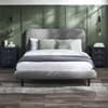 Hannah Grey Boucle Fabric Bed