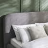 Hannah Grey Boucle Fabric Bed