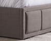 Hannover Grey Fabric Ottoman Storage Bed