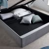 Harper Grey Velvet Ottoman Storage Bed