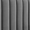 Harper Grey Velvet Winged Ottoman Storage Bed