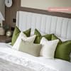 Harper Natural Fabric Winged Ottoman Storage Bed