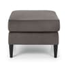 Hayward Grey Velvet Ottoman