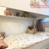 Hazel White Wooden Storage House Kids Bed
