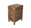 Heritage Pine Wooden 3 Drawer Bedside Table