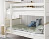 Heritage White and Oak Wooden Bunk Bed